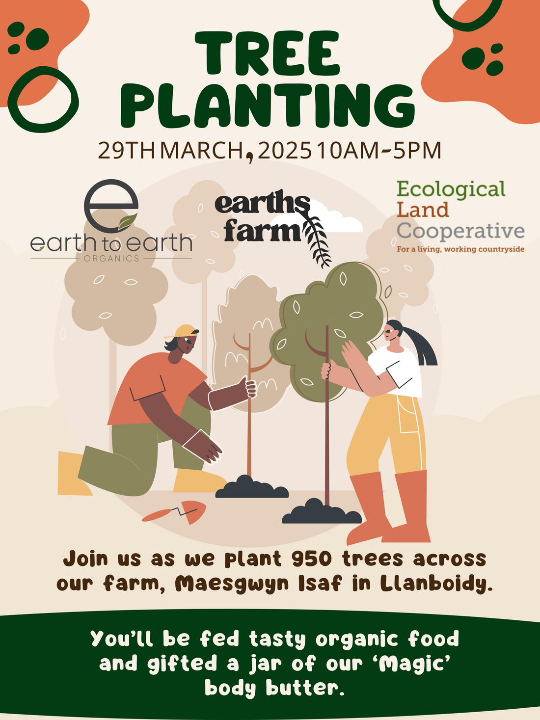 Join us as we plant 950 trees on our farm!