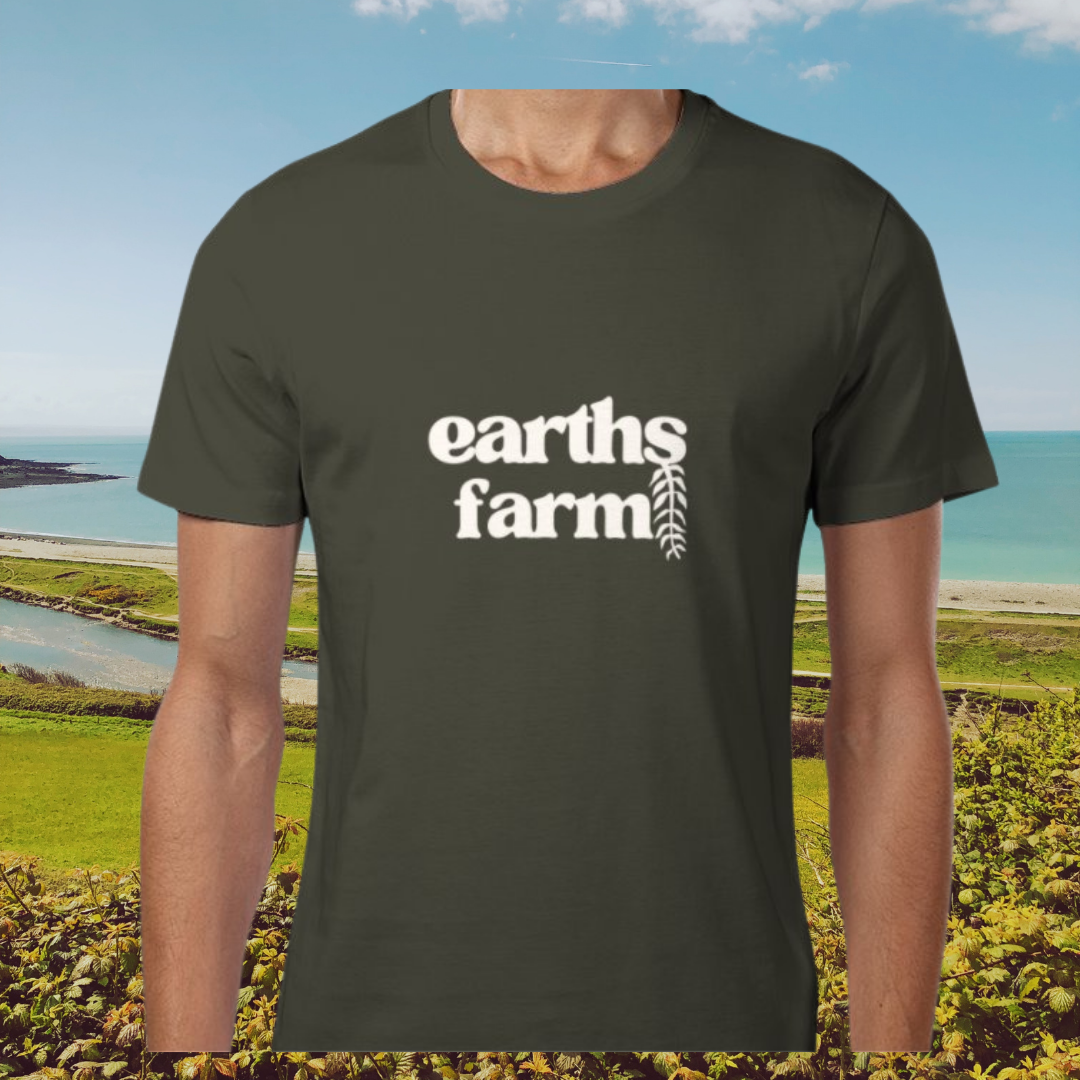 Earths Farm 'We were called here' T-Shirts 100% Organic Cotton