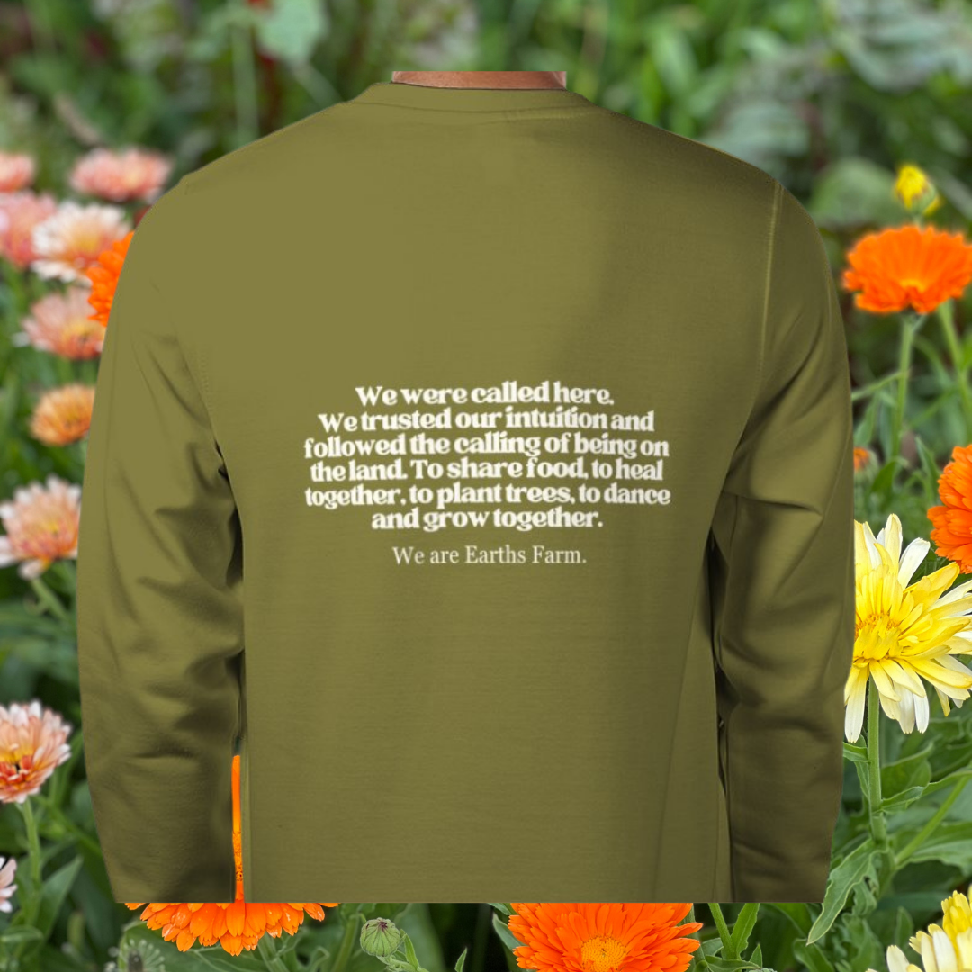 Earths Farm 'We came here' Jumpers