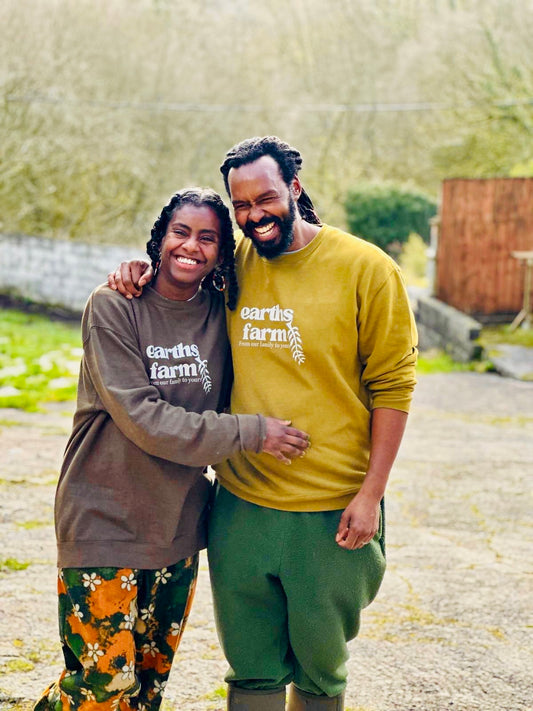 Earths Farm 'We came here' Jumpers